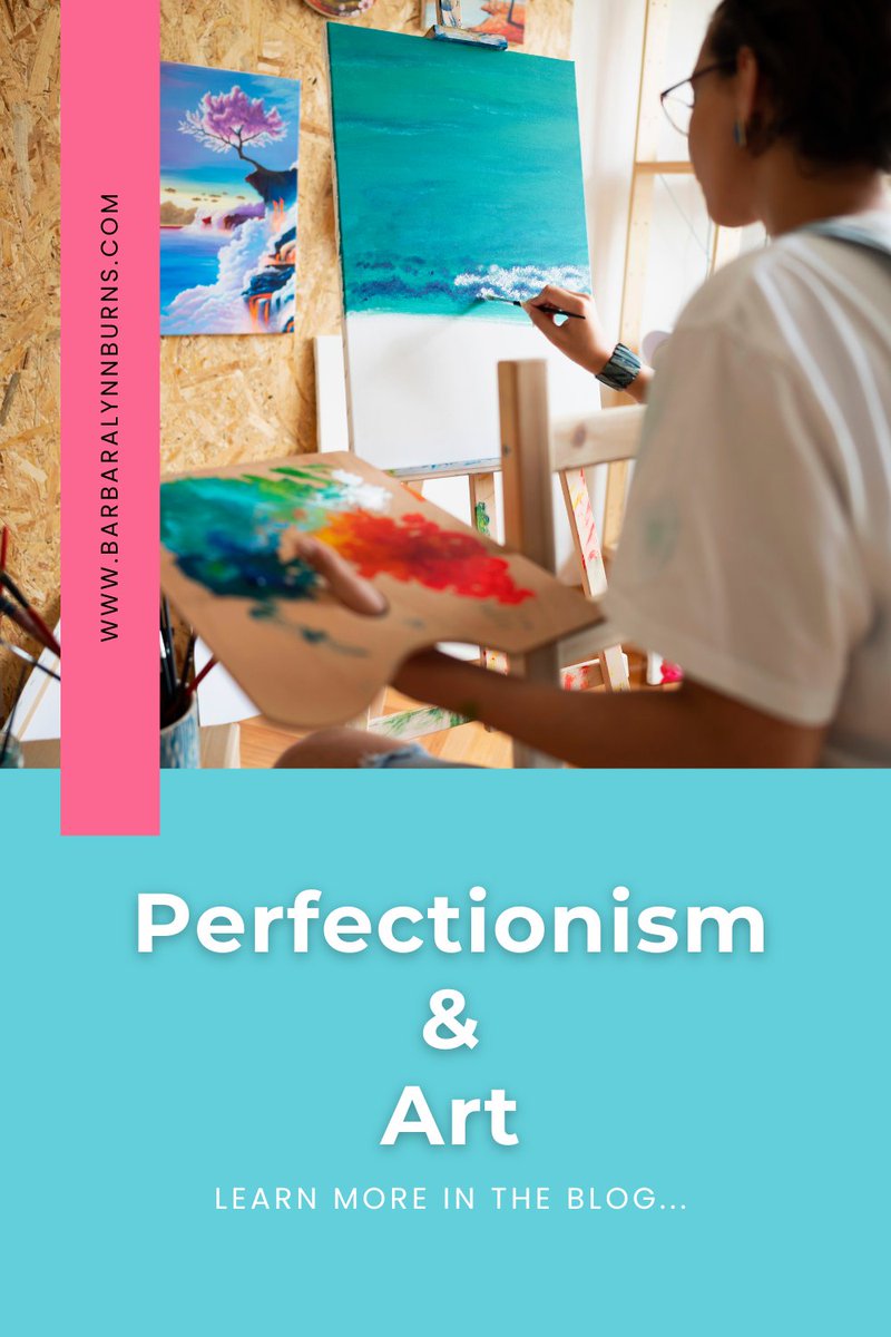How to deal with perfectionism in your creation of art. #ArtHeals #MoreArtLessStress rfr.bz/tlcaspa #FridayFinds #BarbaraBurns #ArtSupplies #HolisticLiving #ArtTools #MindBodySoul #ArtMaterials #ArtisticExpression #WellnessCommunity #SelfCareThroughArt