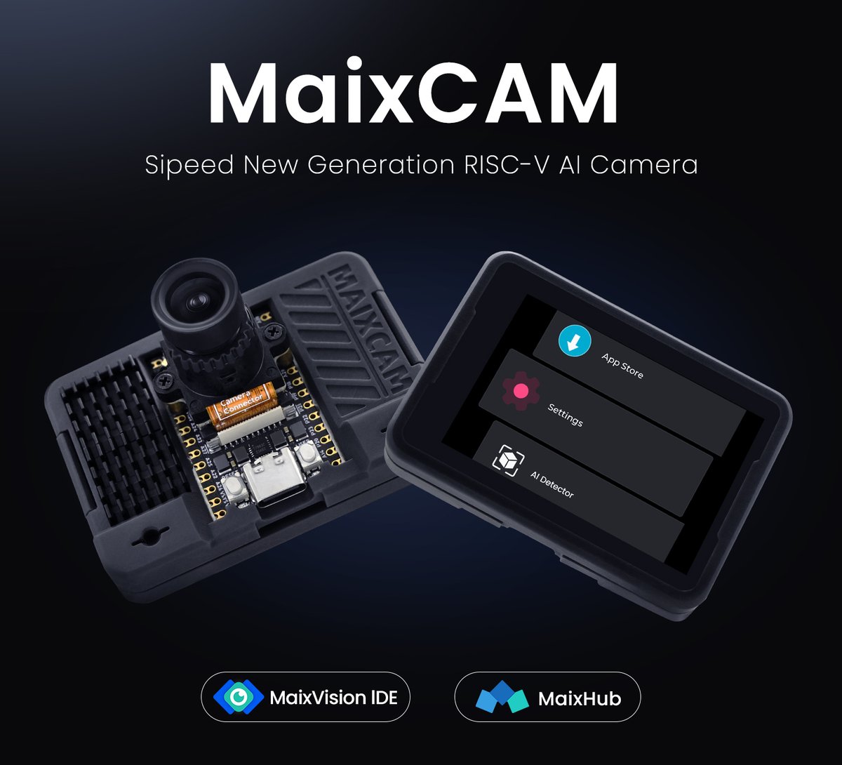 New Generation #RISCV #AI #Camera come out~ Plenty features update!
MaixPy&MaixCDK: compatible Python&C++ API!
MaixVision: Powerful&Easy-to-use IDE!
MaixHub: oneline AI model training & APP store!
Deploy your edge APP by one tap~

try it out:
aliexpress.us/item/100500691…