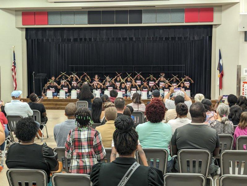 JSES_Stallions's tweet photo. #Congratulations to our JSES #TrebleMakers and #SeguinSingers for doing a wonderful job at their #SpringConcert this evening! 👏🏽 Mrs. Patterson and Mr. Chaharbaghi are two very proud music teachers! 🎶❤️🎶 #ShineStallionsShine 🌟 https://t.co/Emullav4vQ