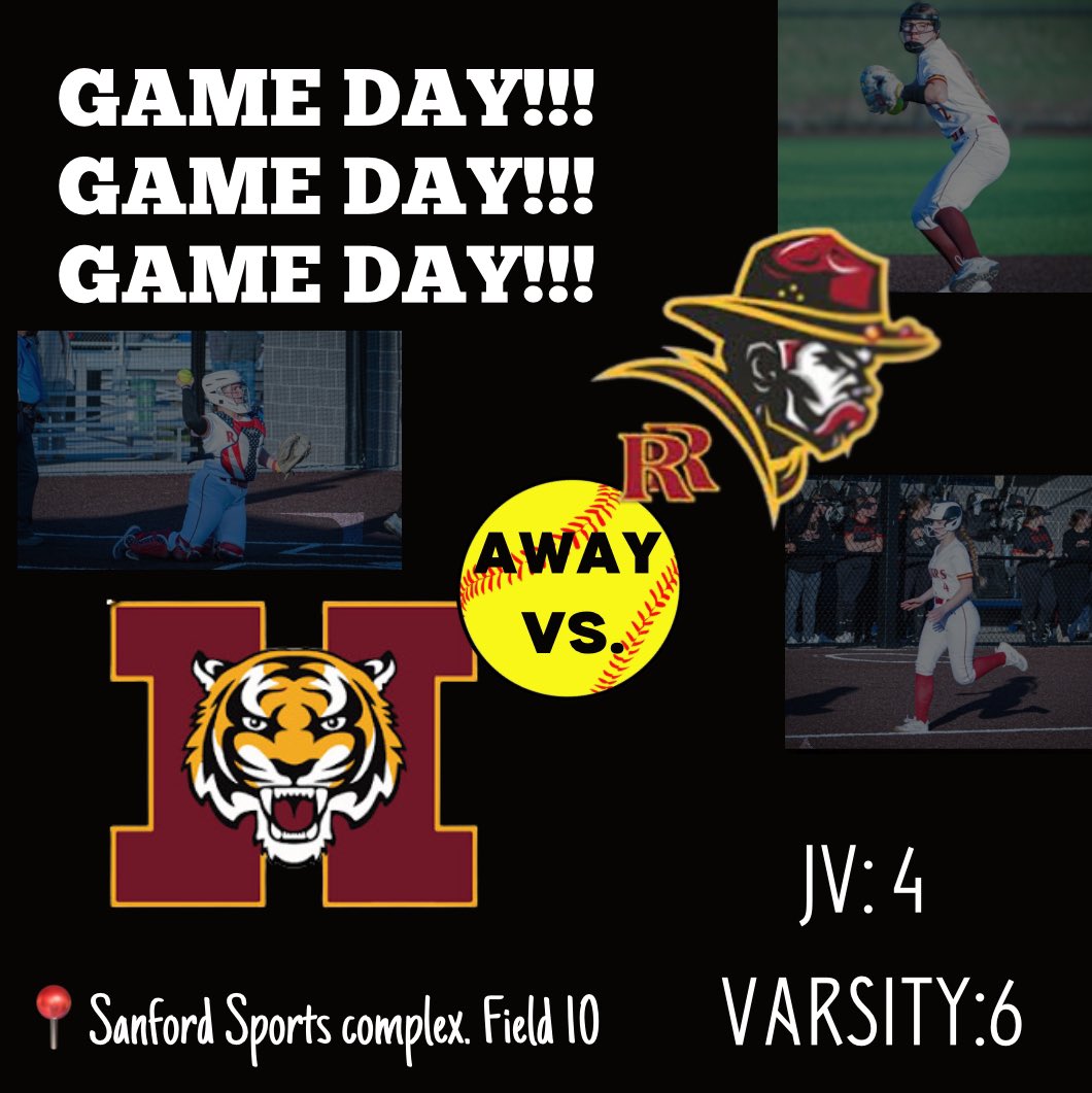 Game day vs. Harrisburg Tigers! Be there to cheer on your riders! See you on field 10 🥎🥎