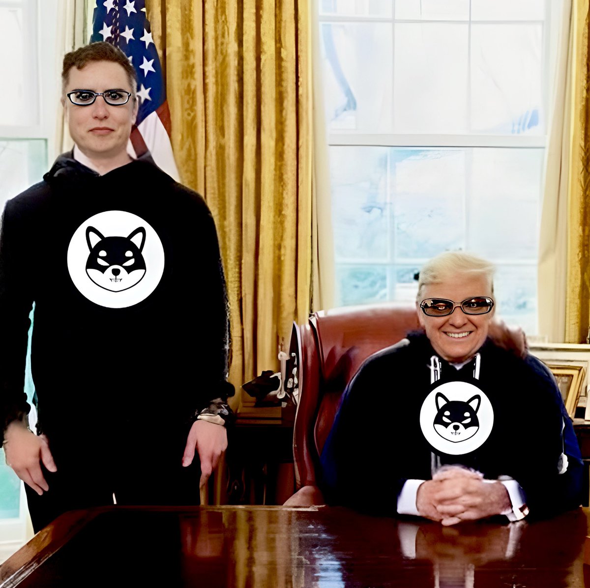 Do you want to see Elon Musk or Donald Trump in #SHIB hoodie #SHIBARMY ? 🤣🔥