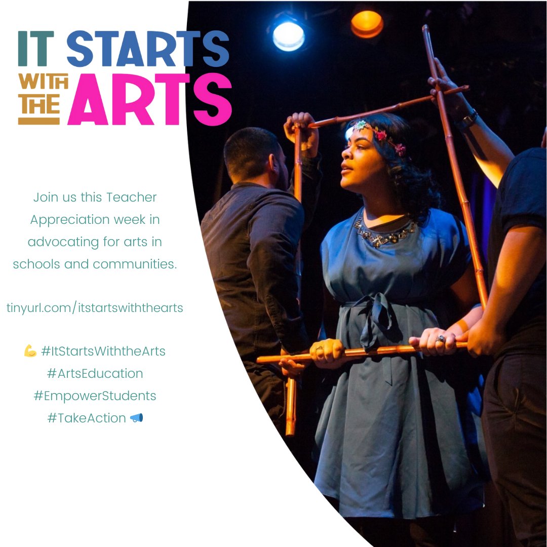 🎉 Let's celebrate Teacher Appreciation Week with arts! Big thanks to our allies @nycaier  🙌 from teaching artists to educators, you're shaping bright futures and sparking creativity in students. 📚💫 #itstartswiththearts #TeacherAppreciationWeek

tinyurl.com/itstartswithth…