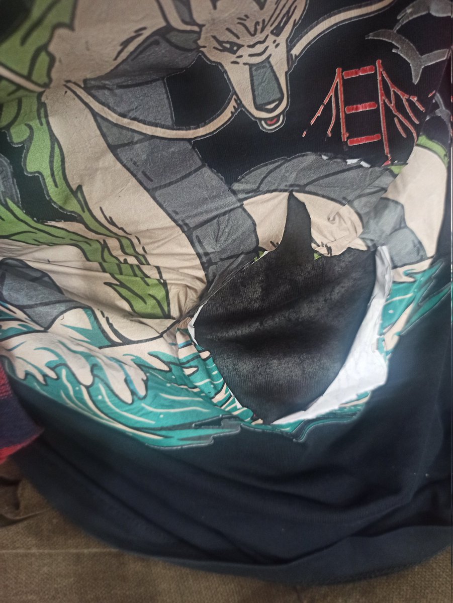 the print of my favorite tshirt is literally falling apart :((( any way to save or upcycle and still saving most of the print