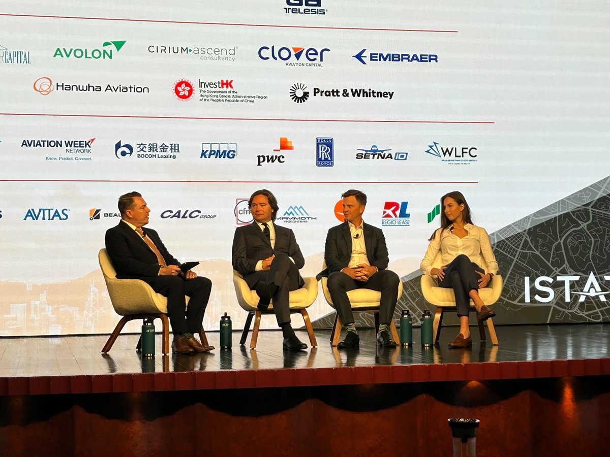 Thank you to Lewis Sutherland of Deucalion Aviation for moderating today's panel, featuring Eamonn Forbes of Titan Aviation Leasing, Matt Hoesley of Altavair and Laura Ivaskaite of Smartlynx Airlines sharing their insights on the cargo market at #ISTATAsia. #ISTATEvents