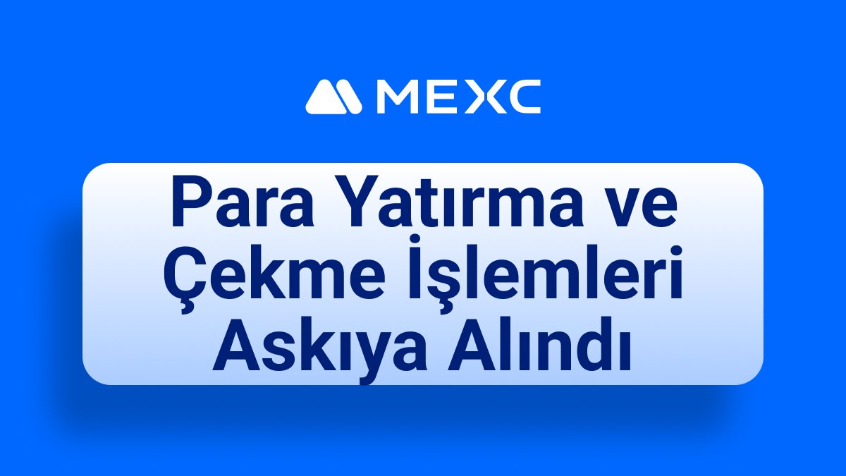 ⚠️ $ZIL Yatırma ve Çekme İşlemleri Askıya Alındı

📌 Ayrıntılar: mexctr.info/3wCvxBn

#MEXCTürkiye #MXToken #MX #BTC