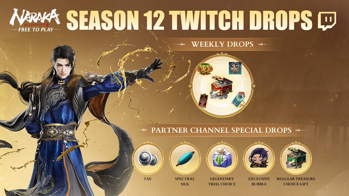 New hero, new bubble! With the arrival of Lyam Liu, collect the exclusive twitch drop bubble of Lyam Liu when you tune in to #NARAKABLADEPOINT partnered streamers from May 9th to June 5th! Learn more:bit.ly/3vE52Lh