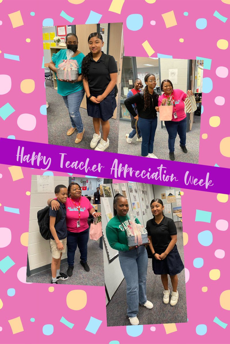 A few of our amazing teachers were showered with gifts this morning! ❤️🖤🤍🐴#HappyTeacherAppreciationWeek #WeAreAlief