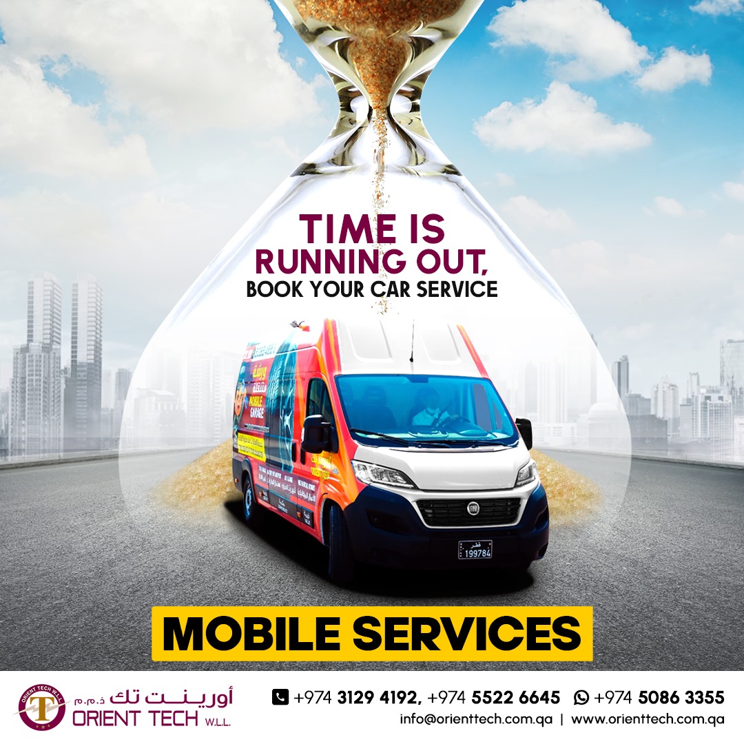 Skip the dealership! Get expert car care delivered right to your door. Book your mobile service today! *24 HOURS AVAILABLE* Contact Now: +974 5533 8865 #mobilemechanics #whereneveryouare #atyourconvenience #doorstepcarcare #dontwait #needacarservice #nomorehassle #Orienttechwll