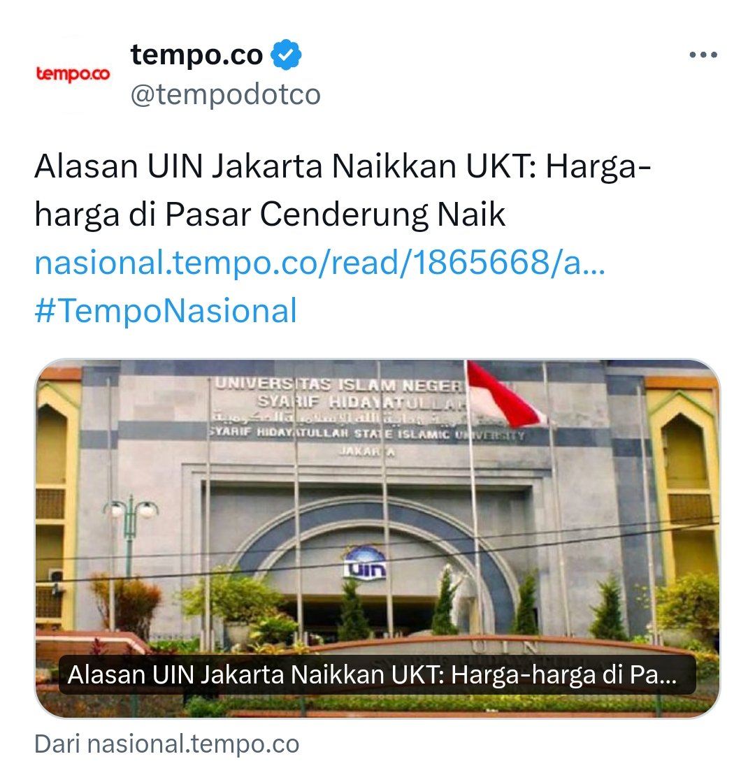 Setelah UNSUD dan UGM juga diprotes, sekarang UIN Jkt Sepertinya nanti merata semua PTN #selamatmenikmatipilihanmu