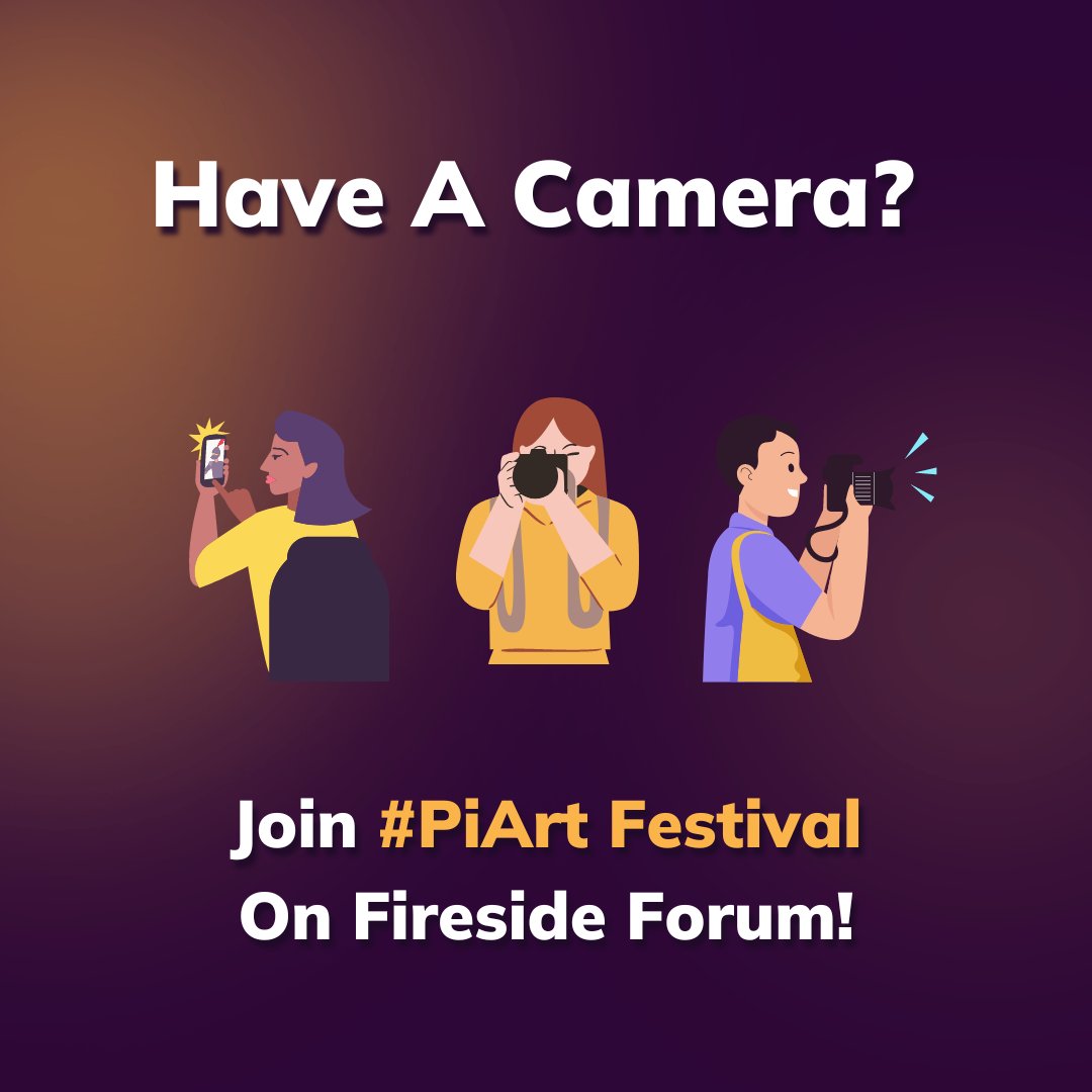 🎉🥳 source | @PiCoreTeam | Join us on the #PiArt channel in Fireside Forum for the new Pi Art Festivals! This month's theme: 'Photography: My World Through Pi' Share your vision and creativity at fireside.pinet.com/piart