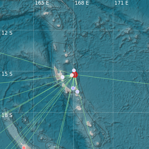ird2024jdayfl Vanuatu Islands mb 5.2 2024/05/09 03:08:48  - Event has not yet been reviewed by a seismologist. For subsequent updates and details, please see  bit.ly/3wrG2aJ #earthquake #seisme #terremoto