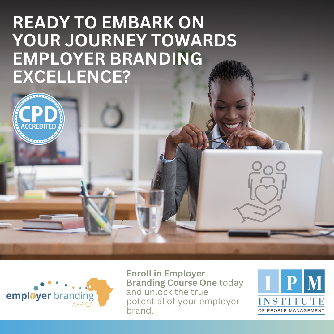 Unlock the power of employer branding in Umhlanga on May 21st! Led by Celeste Sirin, CEO and Employer Brand Specialist, this course is your key to success. Secure your spot now at ipm.co.za! 
#EmployerBranding #KZNHRPros #CareerEmpowerment