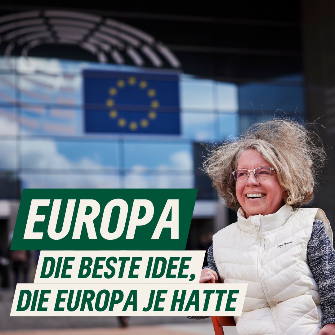 Auch wenn die EU nicht perfekt ist - die europäische Einigung ist die beste Idee, die Europa je hatte. Also: Nutzt eure Stimme bei der #Europawahl am 9. Juni - für die Demokratie und gegen Hass und Hetze von Rechts! 💚 #Europatag #VereintFürDemokratie