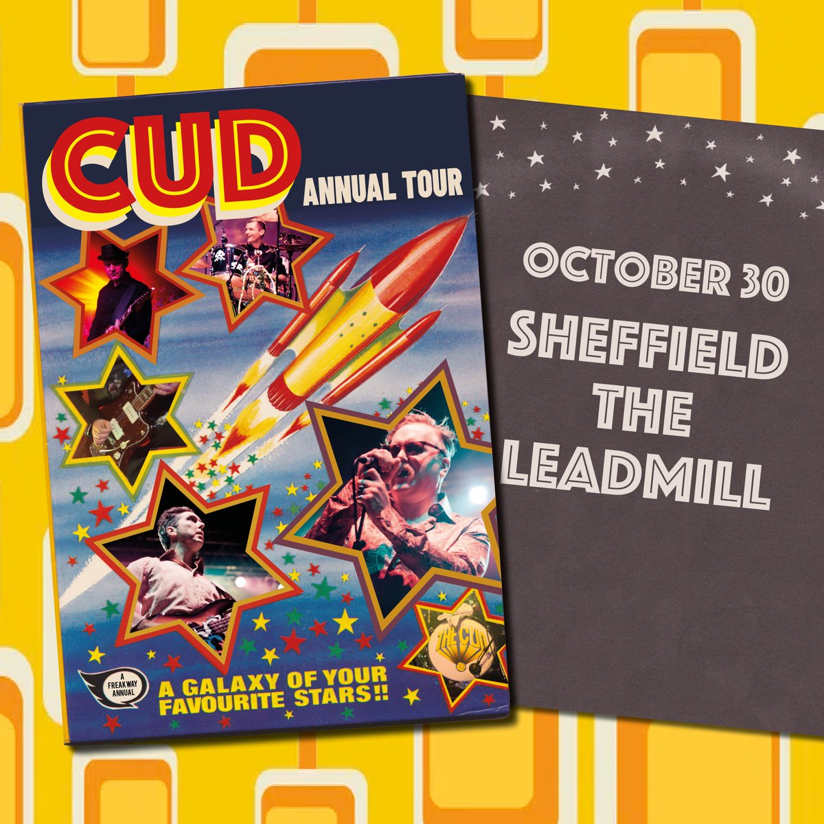 We've had plenty of classic nights with Leeds favourites @CUDband over the decades, including two sell-out shows in as many years, so we have no doubt that this will be another to add to the list 🪩 Still knocking it out of the park live, tickets here > leadmill.co.uk/event/cud/