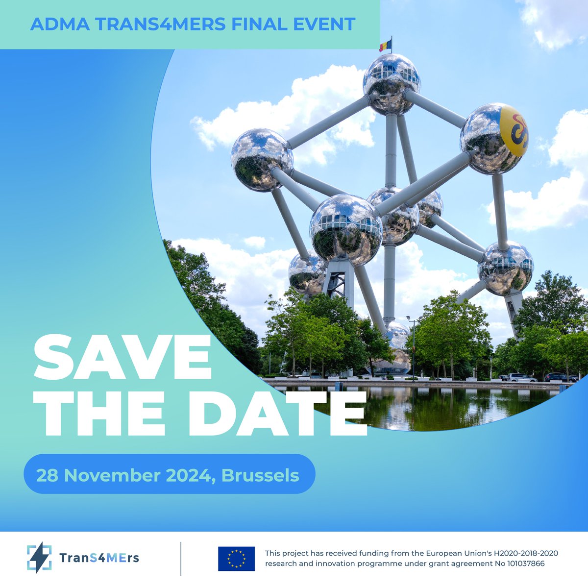 Mark your calendar for the ADMA TranS4MErs Final Event! 🗓️28 Nov 2024 🇧🇪Brussels Join us as we share insights, exchange best practices, build new relationships & engage in meaningful discussions on the future of 🇪🇺#manufacturing Grab your free ticket👉bit.ly/TranS4MErs_Eve…