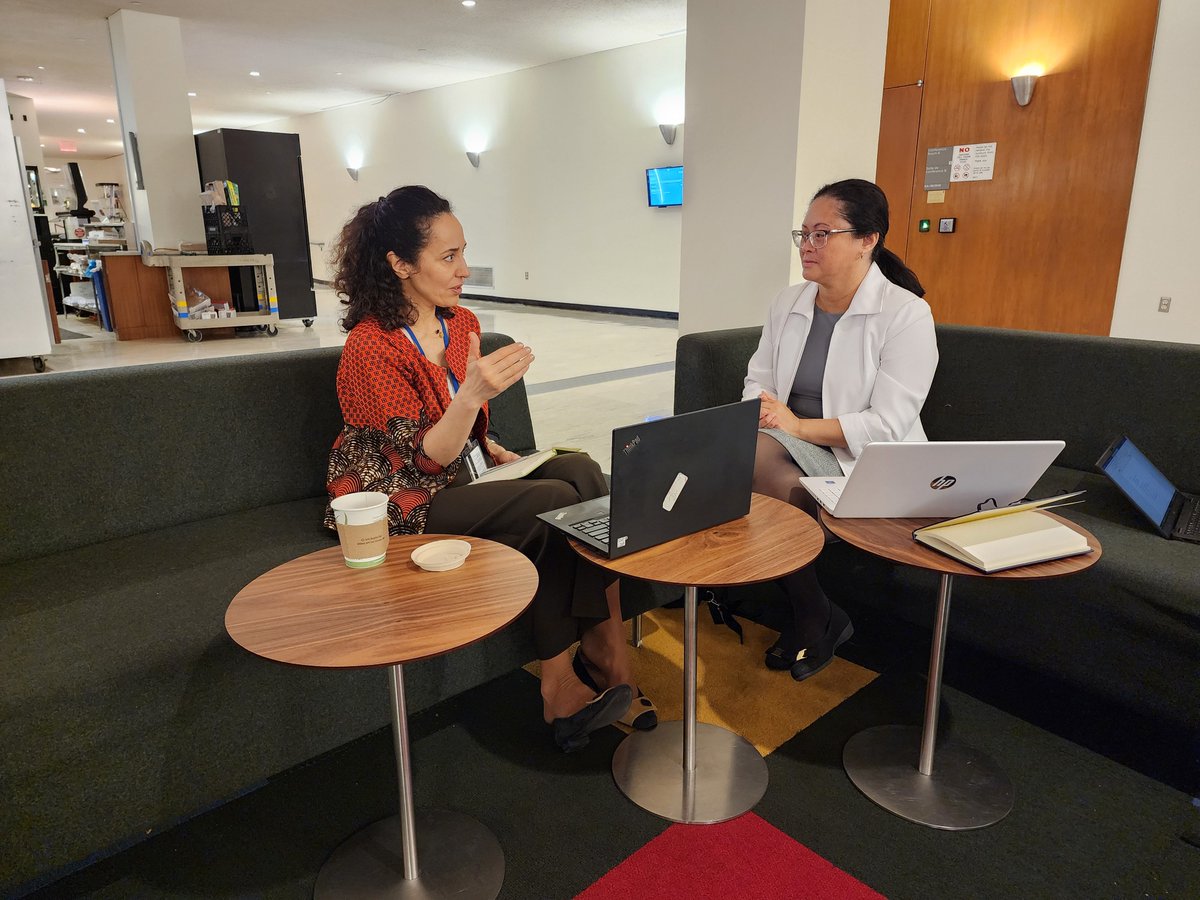 Jamal Annagylyjova of the Convention on Biological Diversity (#CBD) and Jennifer Conje, #ITTO Director of Forest Management met on the sidelines of #UNFF19 to explore further work for 2024–25 on the Collaborative Initiative on Tropical Forest Biodiversity. Stay tuned...