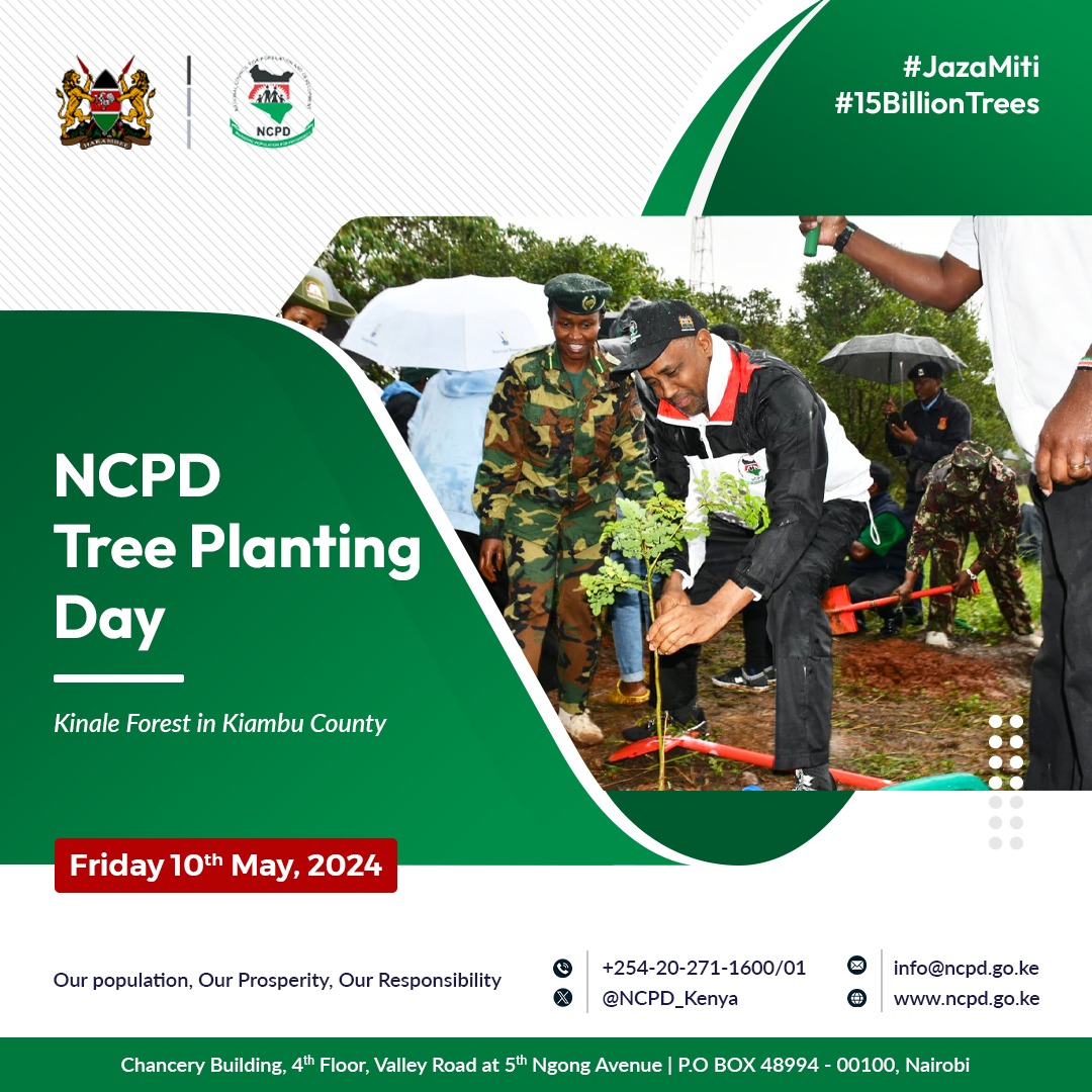 Tree planting is considered one of the most effective tools for combating climate change and restoring biodiversity Join us tomorrow as we support the conservation efforts by the President H.E Dr. William Ruto who is seeking to increase Kenya's forest cover by planting 15 billion