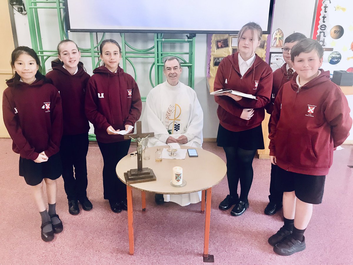 This morning we celebrated Ascension Mass in school, with Fr Spicer. Thank you to our singers, prayer leaders and readers for navigating us through our service. #dreambuildgrow <a href="/diocswellnott/">The Diocese of Southwell & Nottingham</a> <a href="/readvisers/">RE Advisers S&Nott</a>