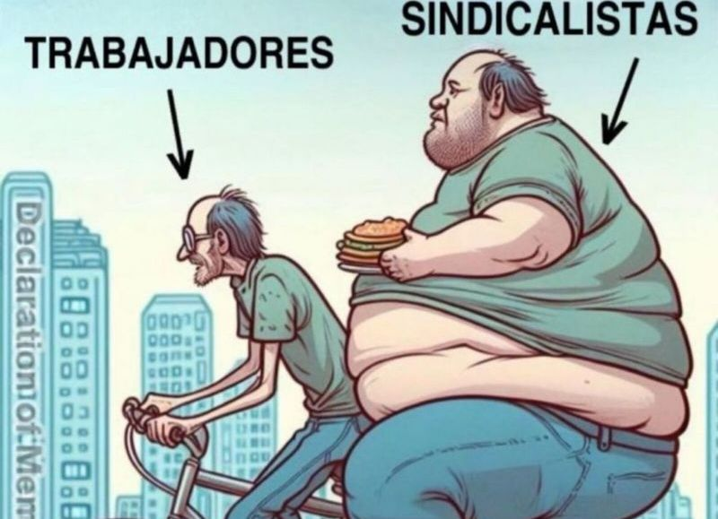Juanitocamina13's tweet photo. @C5N El Gobierno “desprecia a los trabajadores” te lo dice un gordo mafioso que nunca trabajó y mantiene de rehen a la gente que si quiere ir a trabajar por que sabe que los que dicen "defender a los trabajadores" solo lo usan para para su propio beneficio. LADRONES!! https://t.co/aEGzXURckn