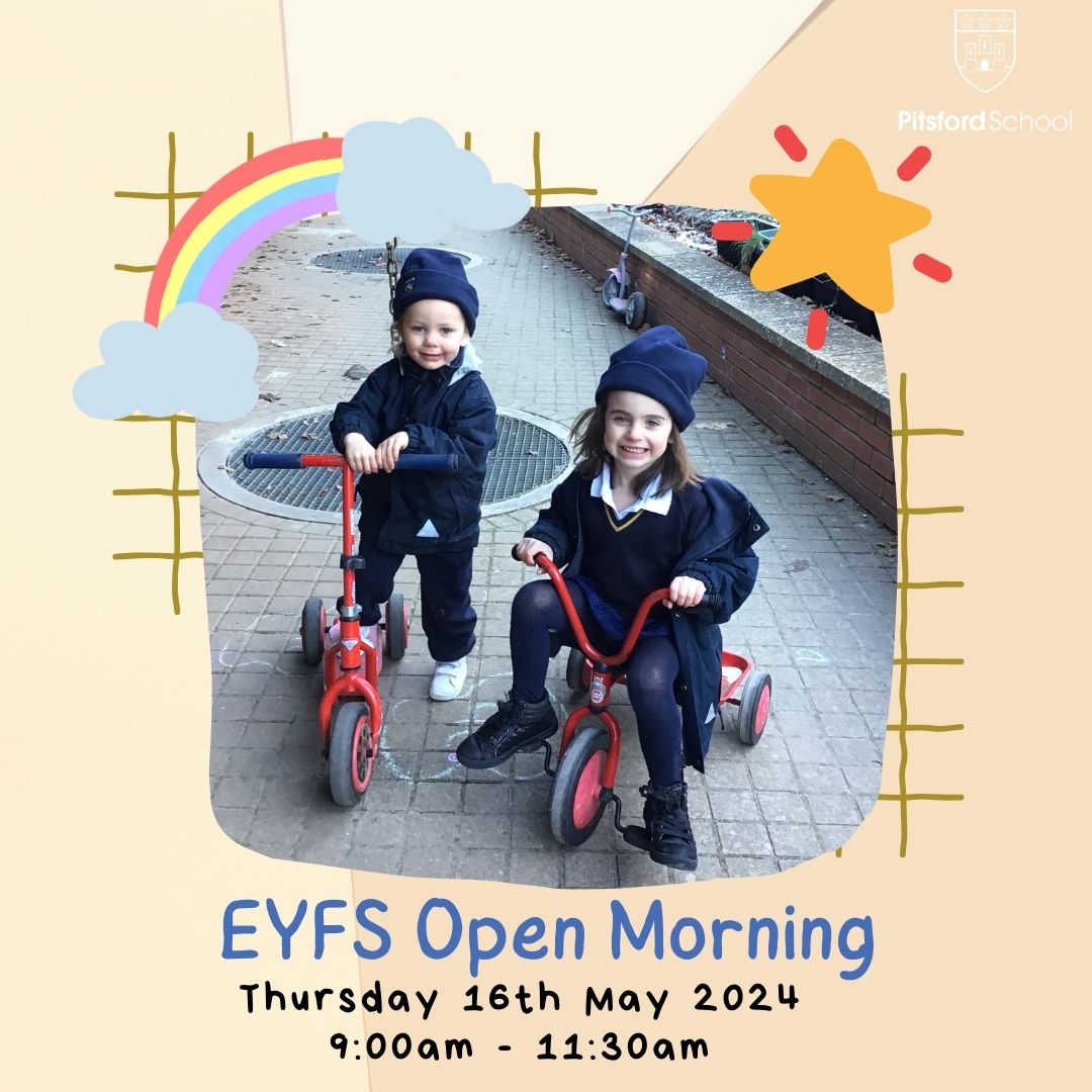 Come see why our EYFS program is the perfect beginning for your child’s educational adventure! Please email registrar@pitsfordschool.com or call 01604 880306 to book your place. We look forward to seeing you! #PitsfordSchool #EarlyYears #LearningStartsHere