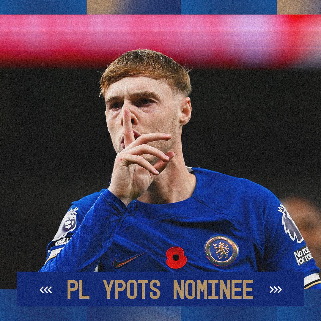 ChelseaFC's tweet photo. Special season. Special player. 🔥

Cole Palmer is on the shortlist for the @PremierLeague Young Player of the Season award. 👏