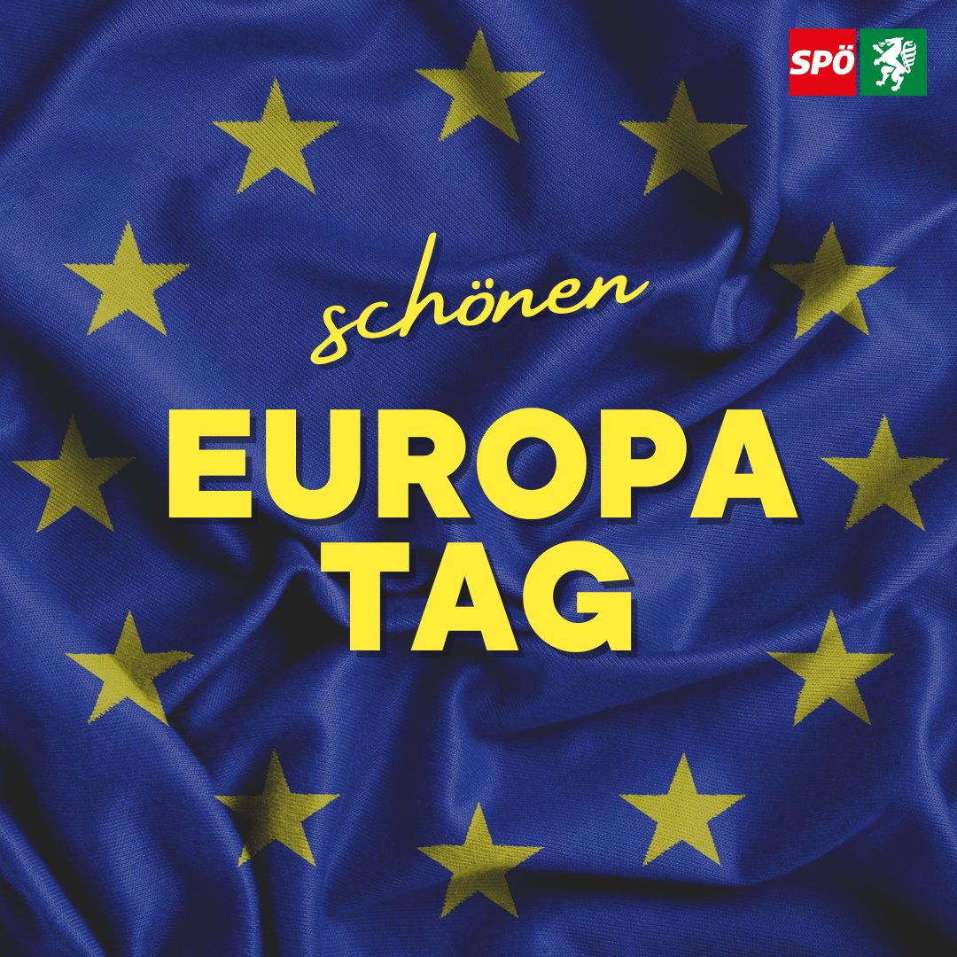 🇪🇺 Heute feiern wir den Europatag! 🇪🇺

Als SPÖ Steiermark setzen wir uns zusammen mit unserer Spitzenkandidatin Elisabeth Grossmann für ein gerechtes und sozial verantwortungsvolles Europa ein, das die Interessen der Menschen in den Mittelpunkt stellt.

stmk.spoe.at/epwahl24/