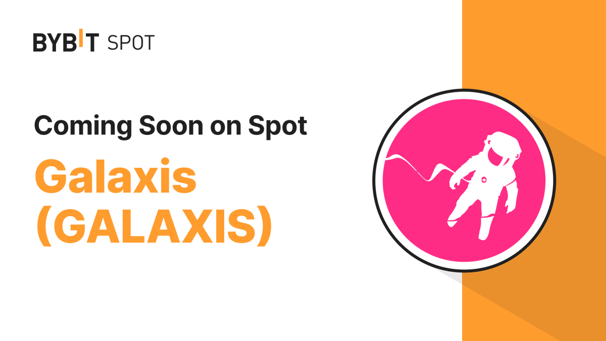 📣 $GALAXIS is coming soon to the #BybitSpot trading platform with @Galaxisxyz 🗓 Listing time: May 10, 2024, 10 AM UTC. 🗓 Deposit open: May 10, 2024, 8 AM UTC. Deposits and withdrawals will be available via the ETH (ERC20) network. Stay tuned! 👀 #TheCryptoArk #BybitListing