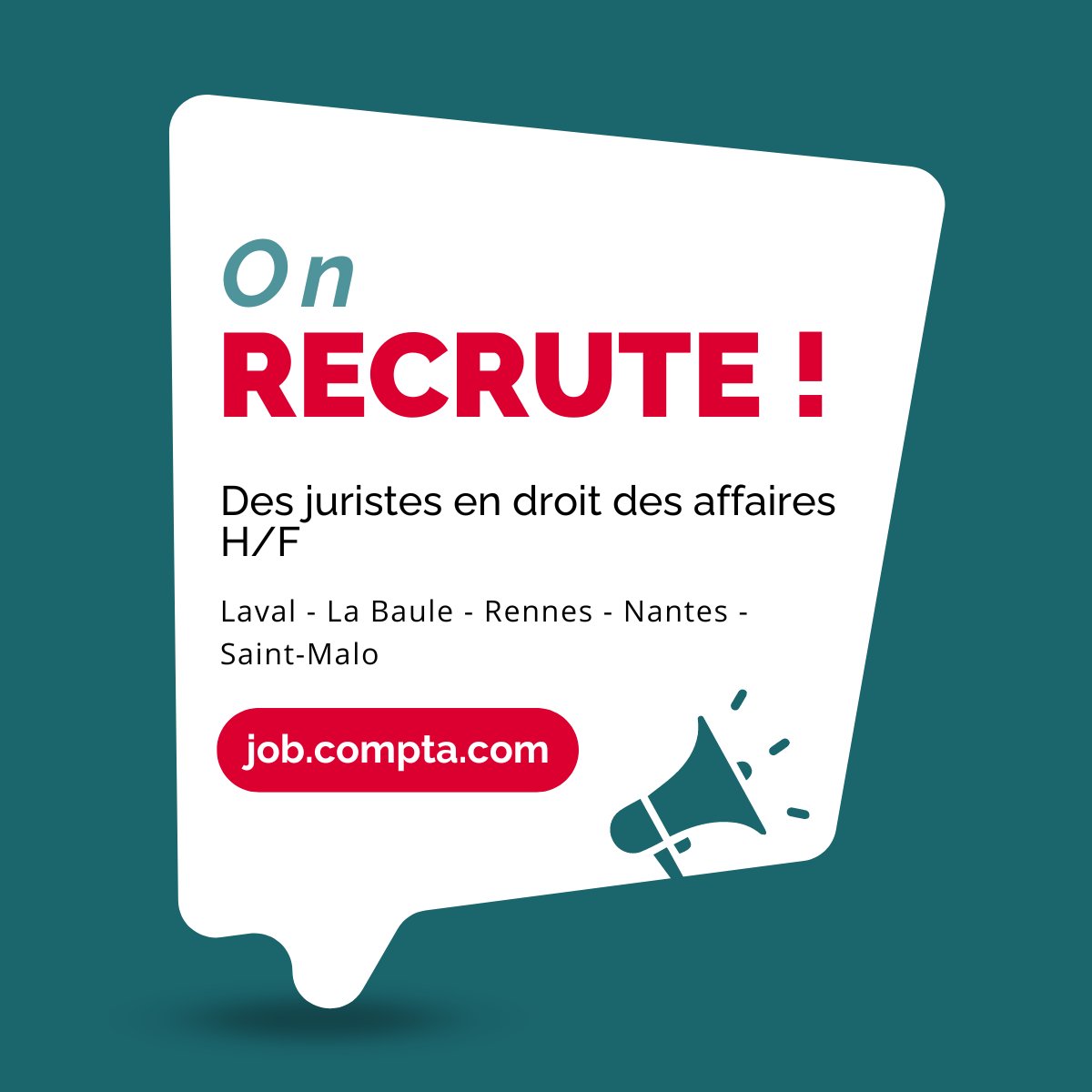 💼 Rejoignez notre réseau ComptaCom en tant que juriste en droit des affaires ! 💼

Vous êtes à la recherche d’une expérience professionnelle ? 👉 eu1.hubs.ly/H08ZGMt0 

#emploi #recrutement #ComptaCom #Juristedesaffaires #comptabilité #opportunité #carrière