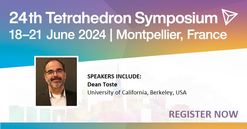 Dean Toste @Toste_Group @UCB_Chemistry to give invited talk on supramolecular catalysis at #TETSymp. Poster abstracts invited by 17 May. View the programme and register at spkl.io/601742e97