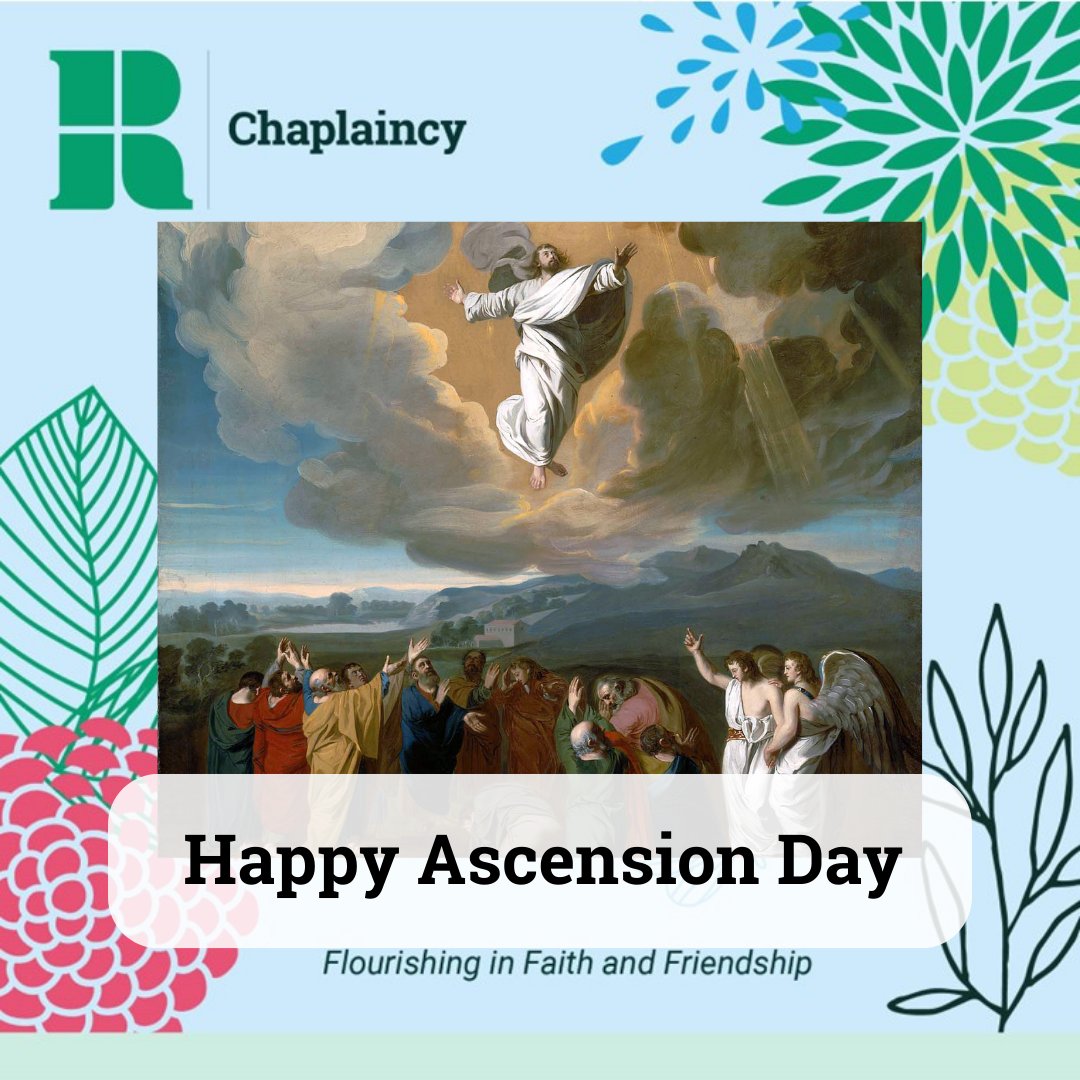 Today is Ascension Day, a day when Christians remember Jesus's Ascension into Heaven 40 days after Easter Day.