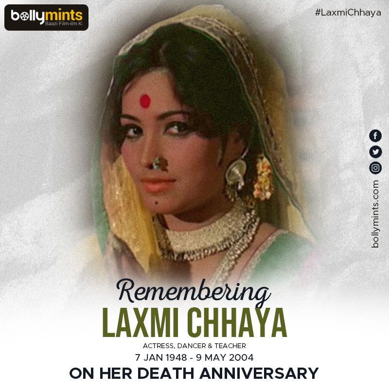 Remembering Actress & Dancer #LaxmiChhaya Ji On Her #DeathAnniversary !