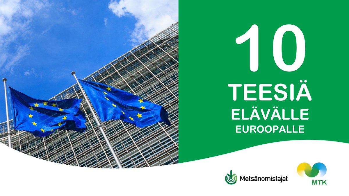 Kuukausi aikaa EU-vaaleihin! 🇪🇺

Uusi parlamentti ja komissio tulevat määrittämään unionin kehityssuuntia seuraavan viiden vuoden ajan. Aika ei tule olemaan helppo. 

Lue MTK:n EU-vaaliohjelma ja tutustu 10 teesiin elävälle Euroopalle ➡️ mtk.fi/eu-vaalit