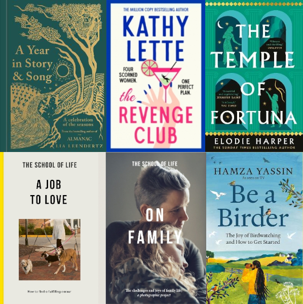 Whether you're looking to immerse yourself in fiction, in nature or in self-discovery, our #StaffPicks this week offer plenty of opportunities for all of the above.

Discover more:
l8r.it/ryC1

@Octopus_Books @AriaFiction @HoZ_Books @TheSchoolOfLife