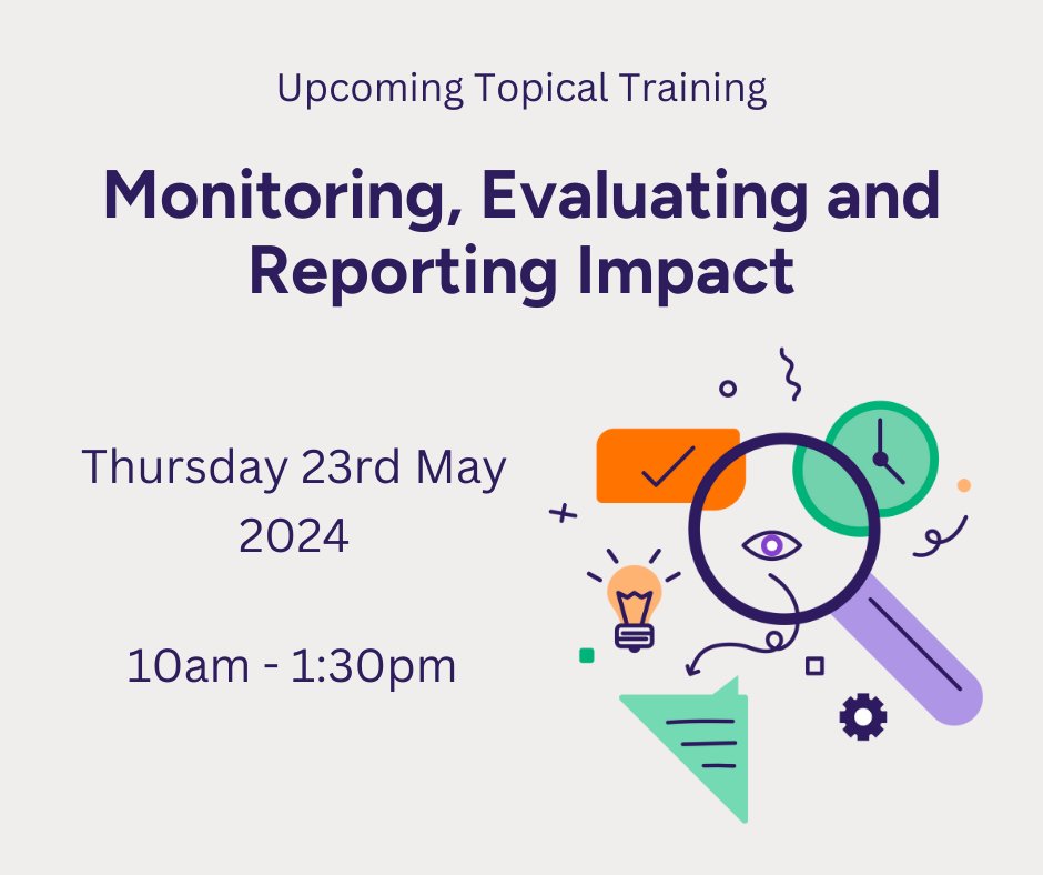 🔎 What is impact and how do we measure it? Join our Topical Training to learn how to monitor and evaluate your befriending service to show its impact on the community. Book now: tinyurl.com/3wyrxtvd #CharityTraining #Befriending #ThirdSectorTraining