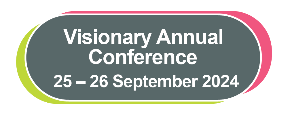 We're busy confirming our wide range of workshops for our lovely members, so there's something for everyone at #VisionaryConference24 on 25 and 26 September 2024. Watch this space for more news coming soon! visionary.org.uk/visionary-annu…