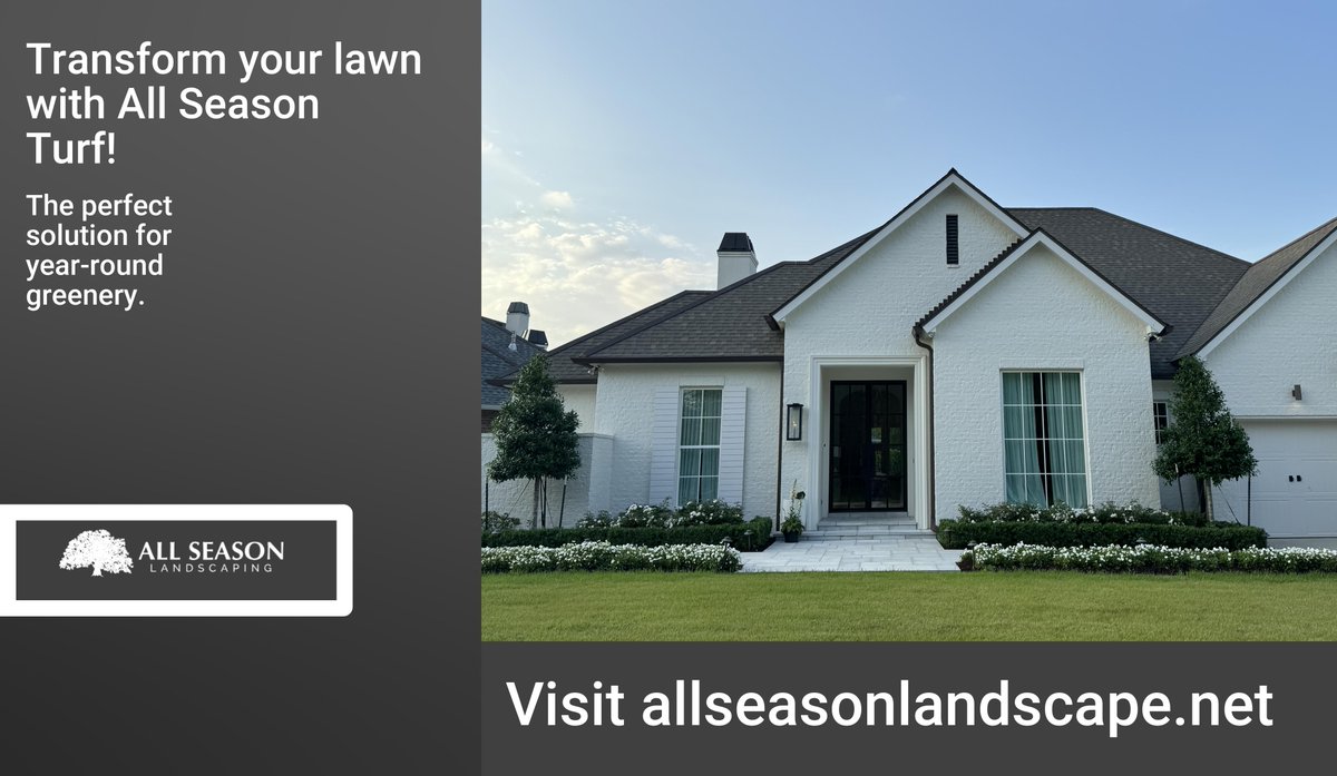 Say goodbye to endless maintenance and hello to a beautiful lawn all year round with All Season Turf! 🌿✨ #ArtificialGrass #LandscapeGoals Visit our website to learn more ayr.app/l/e8z3/