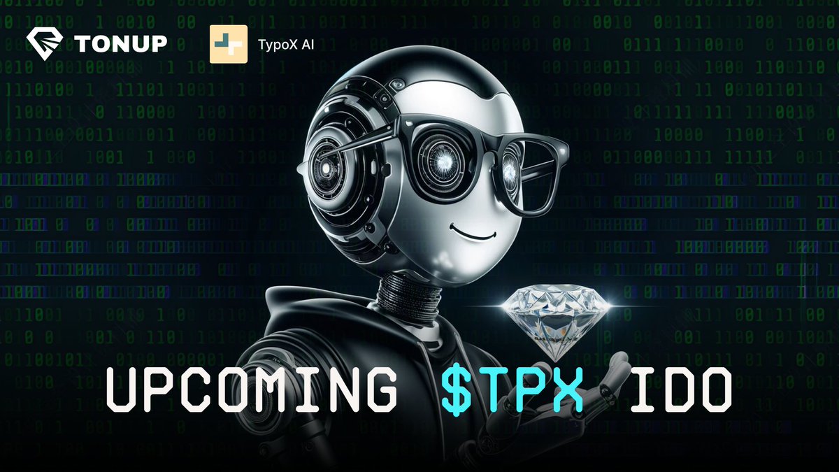 It brings us great joy to inform you that TypoX AI's $TPX token will be launching on #TonUPx in the near future!  🚀

🤖️ <a href="/TypoX_AI/">TypoX AI 🤖</a> is an advanced AI search portal for Web3, seamlessly connects users to products, assets, technologies, and companies. Its intuitive design and