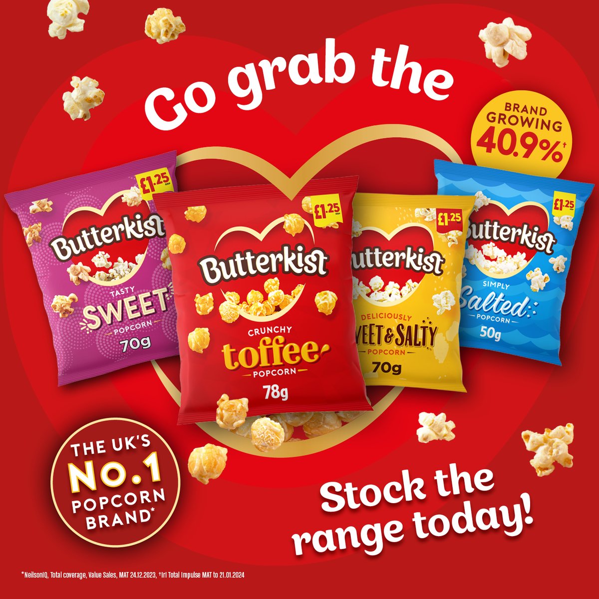Stock up on the perfect weekend treat for your customers 🍿
