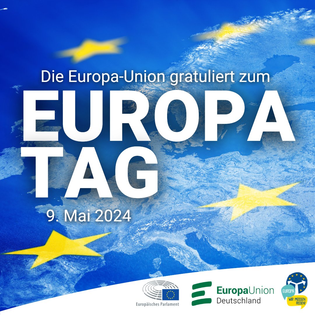🇪🇺 Der Tag der Verlesung des Schuman-Plans, auf den die Gründung der EGKS zurückgeht, wird seit 1985 offiziell als #Europatag gefeiert. 📢 Die Europa-Union engagiert sich an jedem Tag unabhängig und überparteilich für #Europa! Jetzt Mitglied werden: europa-union.de/service/mitgli…