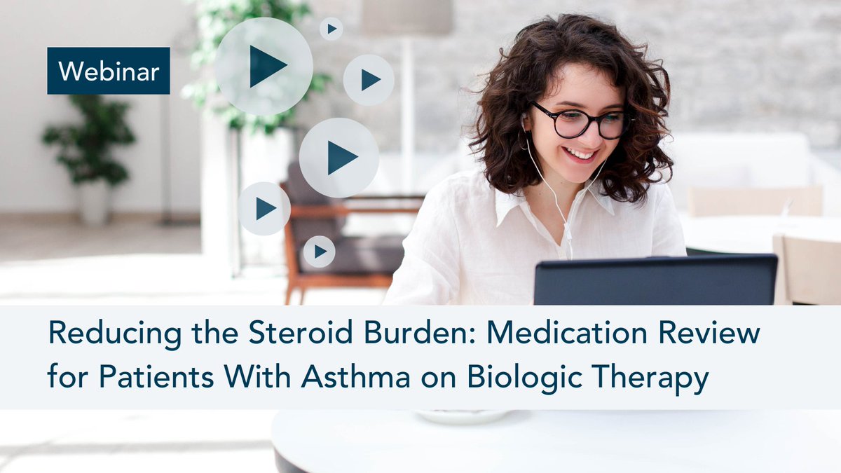 Join our webinar 'Reducing the Steroid Burden: Medication Review for Patients With Asthma on Biologic Therapy' on the 20th May. Presented by Prof Dinesh Saralaya the webinar aims to provide HCPs with essential insights & practical strategies on this topic ow.ly/Skqi50RypV2