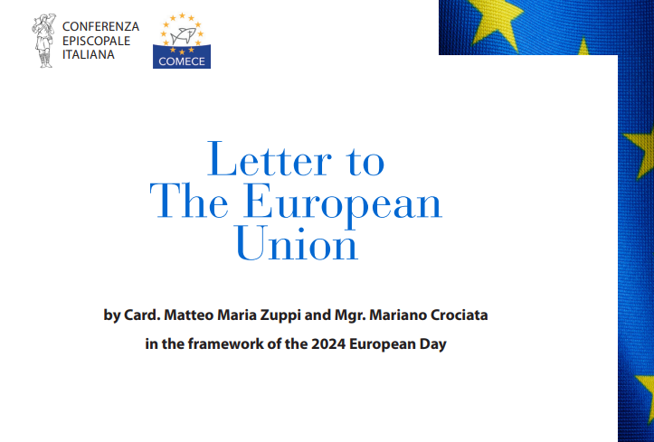 📣 On the occasion of Europe Day Mgr. Mariano Crociata, President of COMECE, and Card. Matteo Maria Zuppi, President of the Italian Bishops’ Conference (CEI), address the following open letter to the European Union. ⭐ Read here: comece.eu/comece-cei-let… @comeceEu