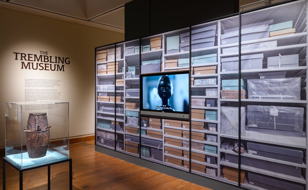 Interested in seeing how an exhibition comes together? Join Hunterian exhibition designer Chris MacLure for tomorrow's Friday Focus talk at 1pm to hear how 'The Trembling Museum' design and layout came to be. eventbrite.co.uk/e/friday-focus…