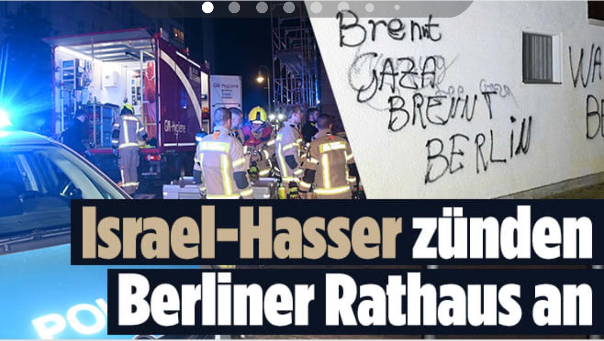 Israel-Hasser zünden Berliner Rathaus an: „Brennt Gaza, brennt Berlin“ Das Resultat einer epochal gescheiterten Migrationspolitik, herbeigeführt durch die #CDUCSU! Daran müssen wir uns immer wieder erinnern. Und wer jetzt ernsthaft glaubt, dass eben diese Union, die für diese…