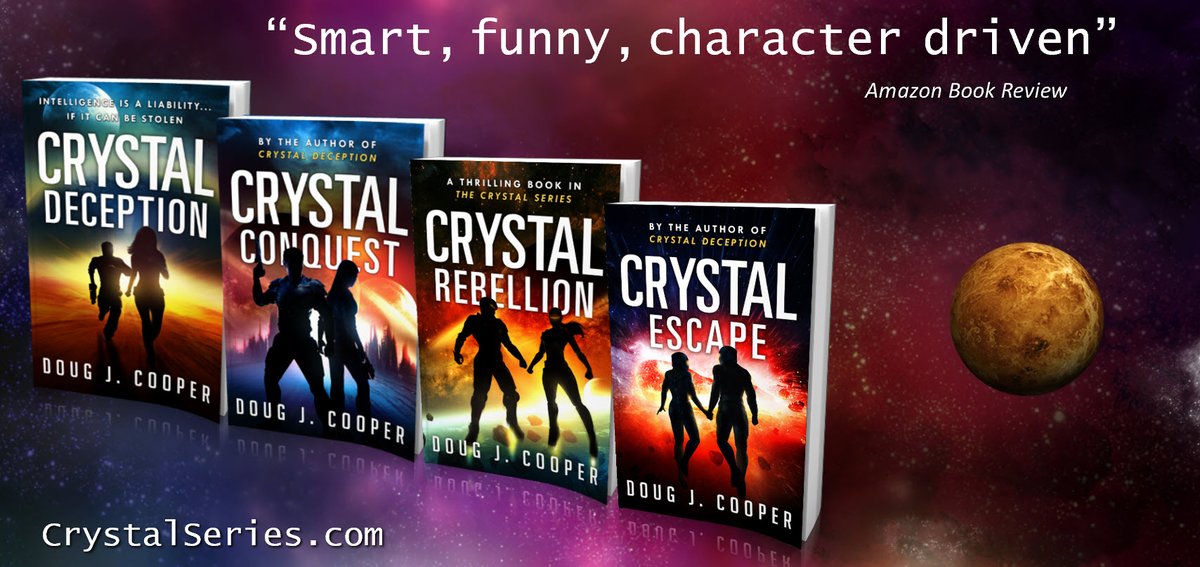 Sid stood and smiled as a beer buzz swirled in his head. The Crystal Series – futuristic thrill rides Start with first book CRYSTAL DECEPTION Series info: CrystalSeries.com Buy link: amazon.com/default/e/B00F… #kindleunlimited #scifi