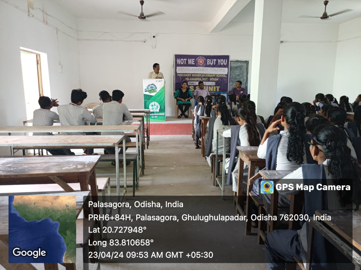 Mera Phela Vote Desh ke Liye campaign by NSS wing, NSCB HSS,Sambalpur Odisha #MeraPehlaVoteDeshKeLiye #ChunavKaParv #MeraYuvaBharat #DeshKaGarv #NssIndia #Vote4Sure #VoterAwareness