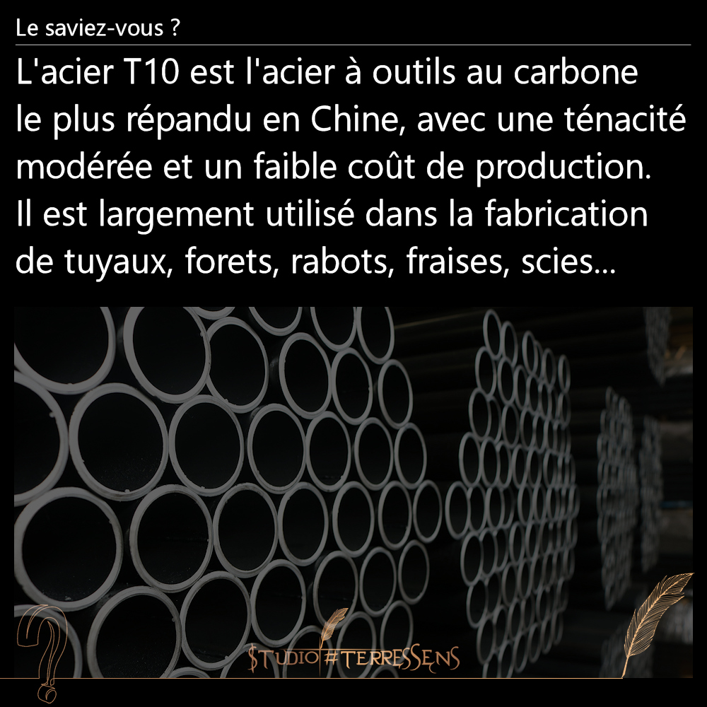 𝗟𝗲 𝘀𝗮𝘃𝗶𝗲𝘇-𝘃𝗼𝘂𝘀❓L'acier T10

L'acier T10 est l'acier à outils au carbone le plus répandu en Chine, avec une ténacité modérée et un faible coût de production. Après traitement thermique, la dureté du matériau peut atteindre...

#LeSaviezVous #acier #T10 #métallurgie