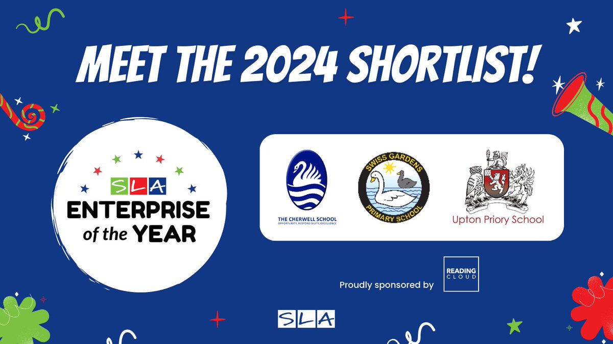 🎉 Today we're delighted to share the shortlist for our 2024 Enterprise of the Year Award, which celebrates progressive library projects:

⭐️@CherwellSchool
⭐️Swiss Gardens Primary
⭐️@uptonpriorynews

Congratulations!

Discover their inspiring projects ⤵️
buff.ly/3QCaKoh