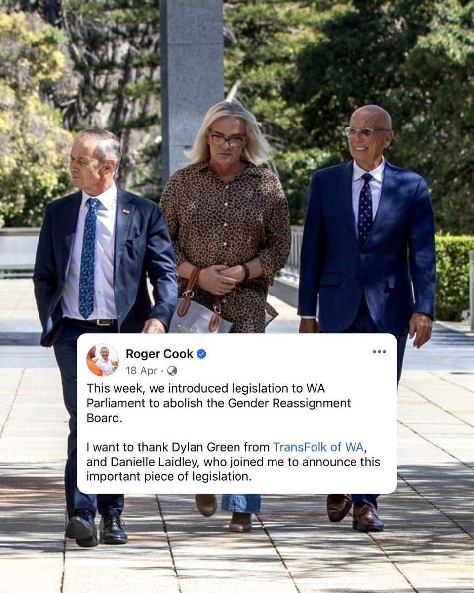 RachaelWongAus's tweet image. You couldn’t make this insanity up if you tried.

Last week, Western Australia Labor Premier @RogerCookMLA said, “No government is doing more than my Government in relation to family and domestic violence.”

This week, his @walabor government is trying to pass a law that will…