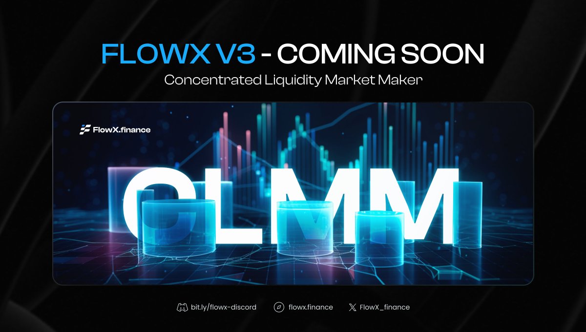Guess what is coming❓
Get ready for the launch of FlowX V3! 💹

Empower users to easily buy, sell, and set limit orders with more boosted yields with FlowX Concentrated Liquidity 🤗

Stay tuned 🙋🏻‍♀️🙋🏻‍♂️

#FlowXV3 #Sui #BuildOnSui