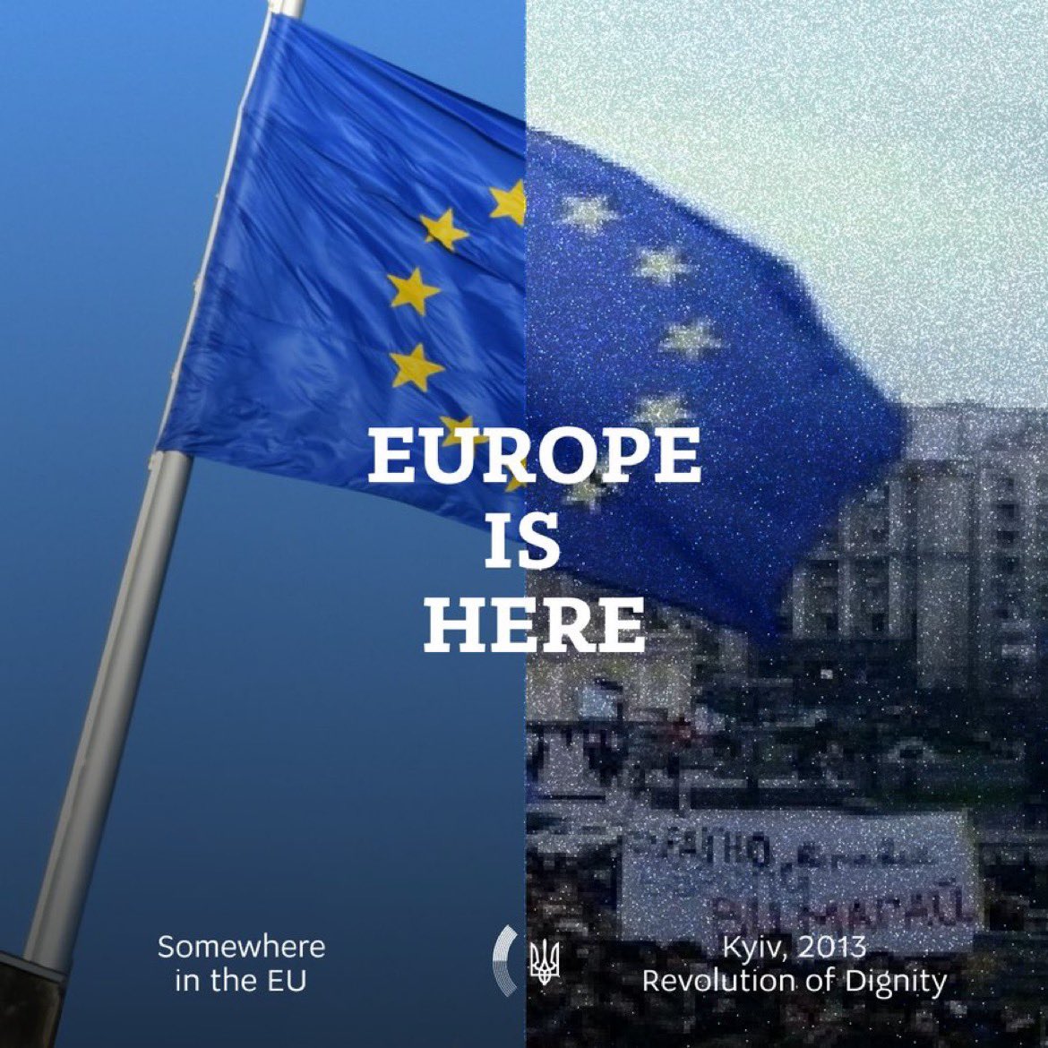 🇪🇺🇺🇦 Today, we celebrate #EuropeDay with our allies. It's a day of unity, solidarity, and a vision of a joint path — the one we've fought for in Ukraine for years. The heart of Europe is now beating on the front line. With concrete actions, we must restore peace in Europe.